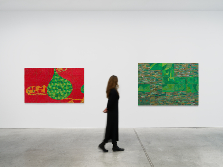 Installation view, Elias Sime,&nbsp;FINAL DROP (የመጨረሻዋ ጠብታ),&nbsp;James Cohan, 48 Walker St, New York, NY, February 21 - April 4, 2026