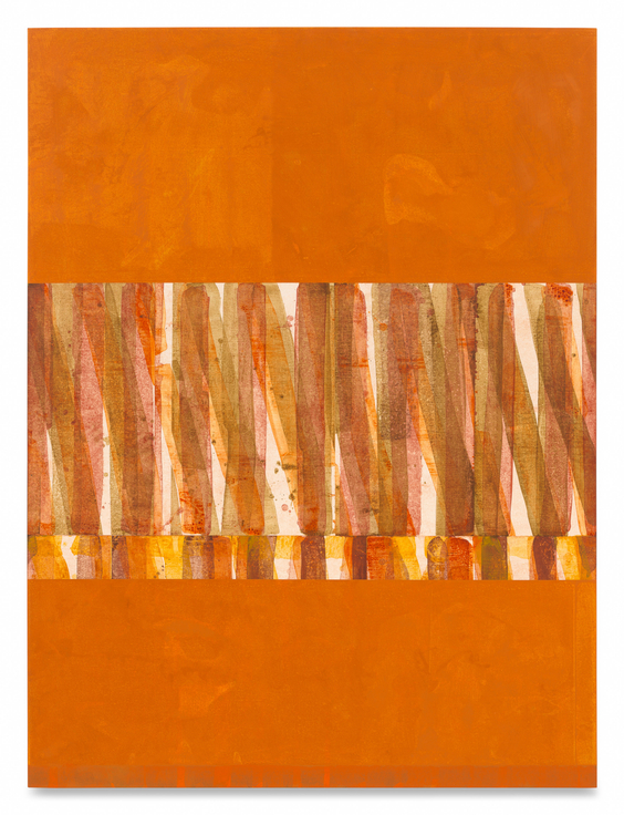Untitled (5 Bands Rust Interval), 2025,