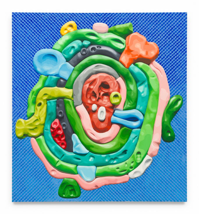 The Orbatroph, 2024, Oil on canvas,