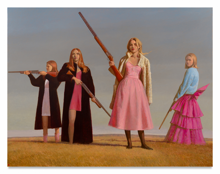 The Debutantes, 2026, Oil on linen,