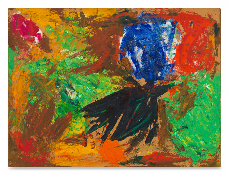 Dead Crow, 1960, Oil on Upson board,