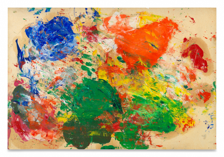 Verde Chiaro (Light Green), 1949, Oil on board,