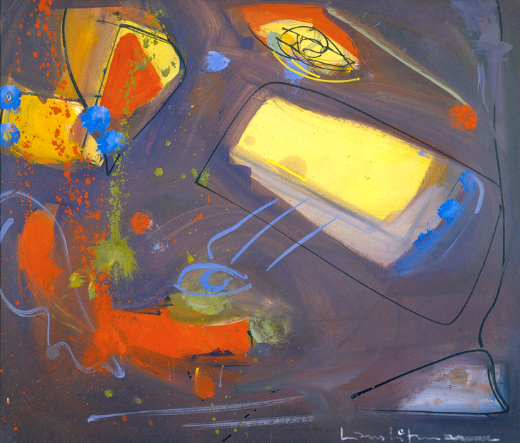 Yellow, 1945, Oil on panel, 22 x 25 3/4 inches, 55.9 x 65.4 cm, AMY#9750