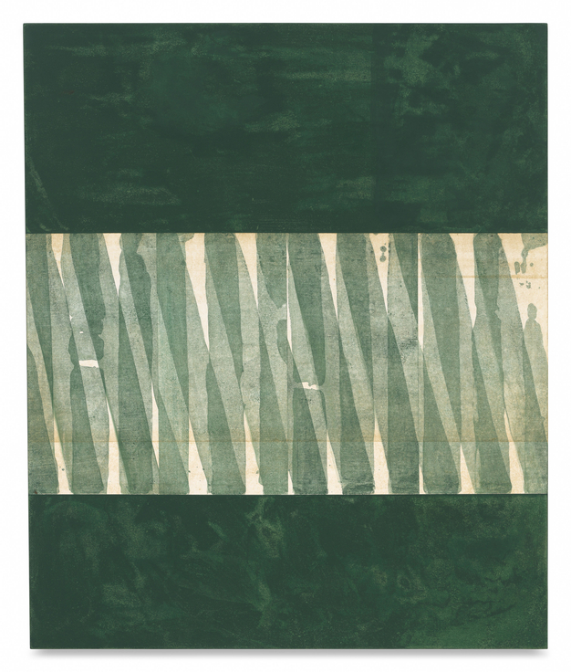 Untitled (3 Bands Cobalt Deep), 2025,