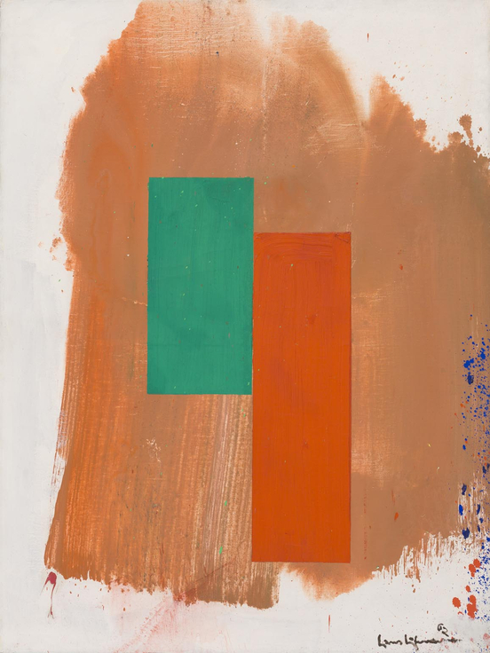 Candor, 1962 (1963 verso), Oil on canvas, 48 x 36 inches, 121.9 x 91.4 cm,