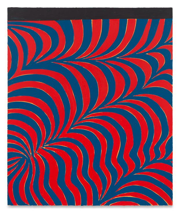 Punch Drunk Love, 2025, Acrylic and marble dust on canvas, 72 x 60 inches, 182.9 x 152.4 cm, MMG#38312