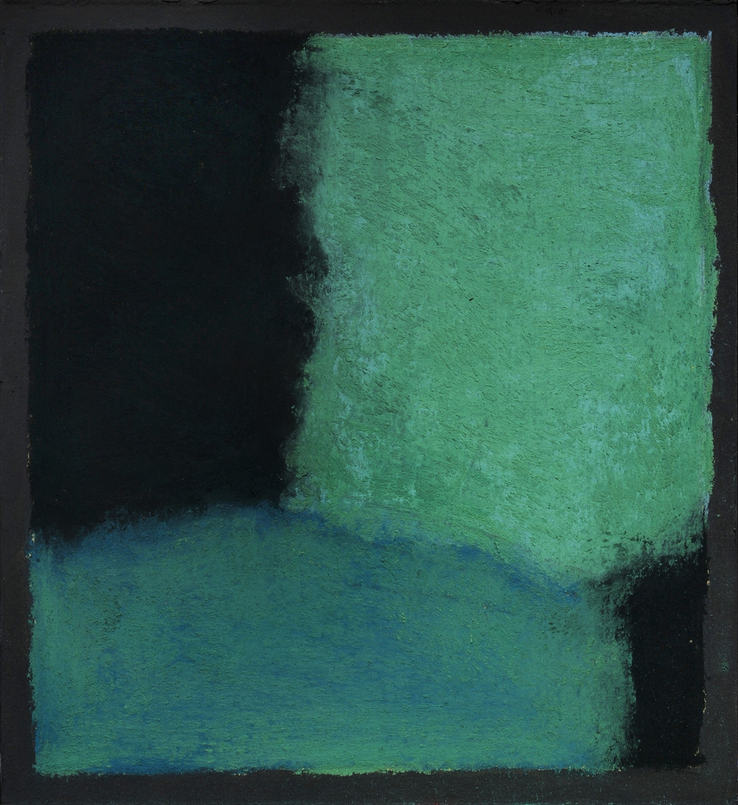 Pierre Skira  Série Baruch 386, 2015  Pastel on paper  14.5 x 14.5 cm