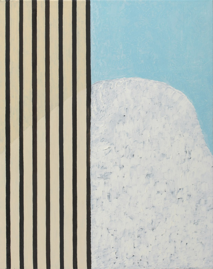 Winter Surf  2016-17  Oil on canvas  76 x 61 cm