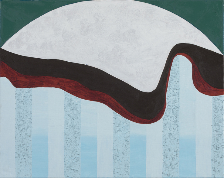 Frozen Lake II  2017  Oil on canvas  41 x 51 cm