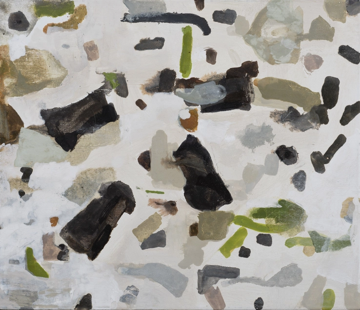 Chalk Way, 2019  Oil on canvas  30.5 x 35.5 cm