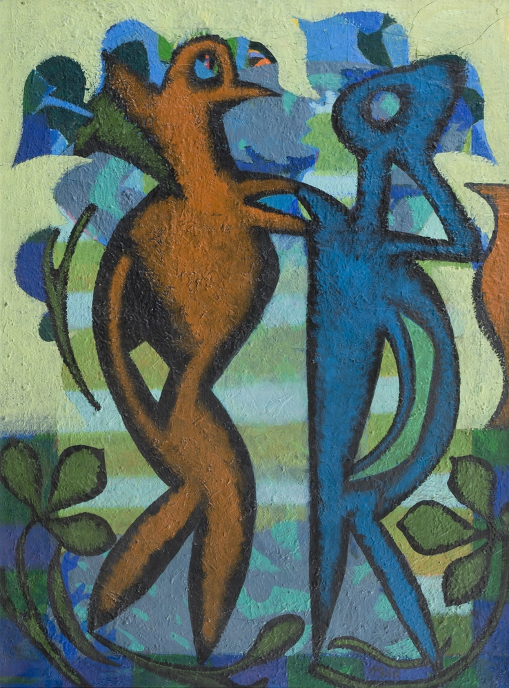 Eileen Agar RA  Silvanus  1966  Oil on canvas  80 x 60 cm