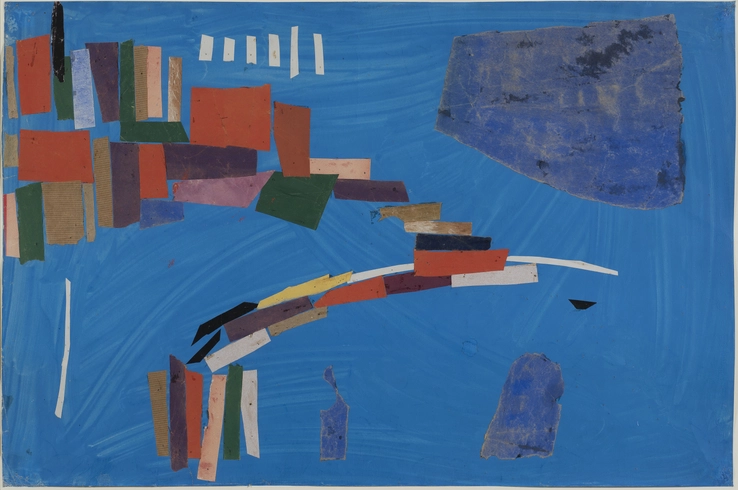 Vera Spencer  Untitled  Mixed media and collage on paper  44 x 65 cm