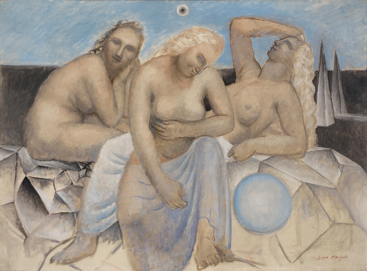 Glyn Warren Philpot RA  The Three Fates, 1933  Oil on canvas  60 x 80 cm  Signed lower right
