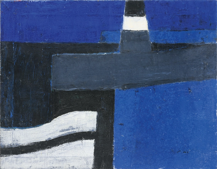 Margaret Mellis  Blue Lighthouse, 1952-54 (c.)  Oil on canvas  45 x 34 cm