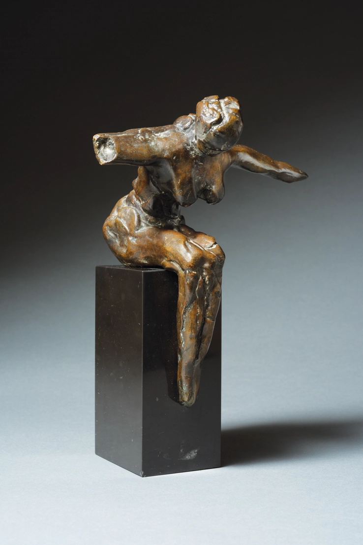 Reg Butler  Seated Figure, 1965  Bronze  18 x 16 x 11 cm  Edition of 8