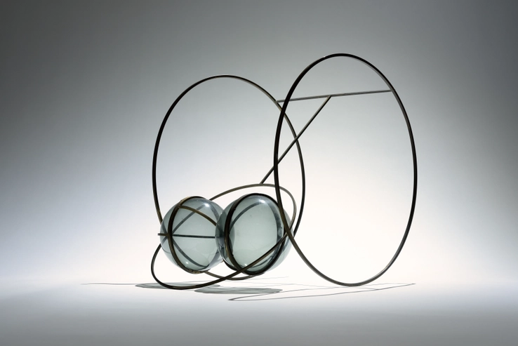 Bryan Kneale RA  Belladonna, 1967  Brass and perspex  50 x 50 x 37 cm  Unique