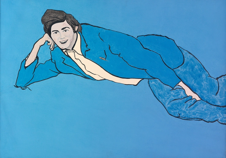 Patrick Procktor RA  Boy with a Facial Eruption, 1967  Acrylic on canvas  58.2 x 81 cm