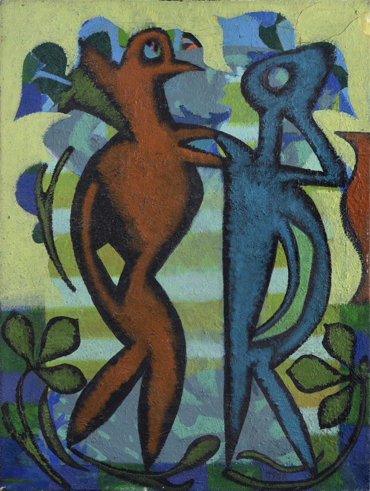 Eileen Agar RA  Silvanus, 1966  Oil on canvas  80 x 60 cm  Signed lower right; titled and dated verso