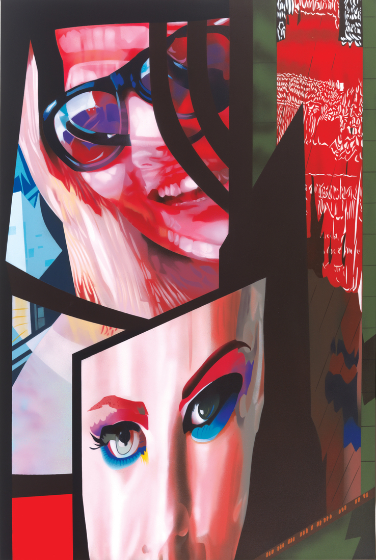 Brendan Neiland  City Allure, 2017  Acrylic on canvas  183 x 121 cm