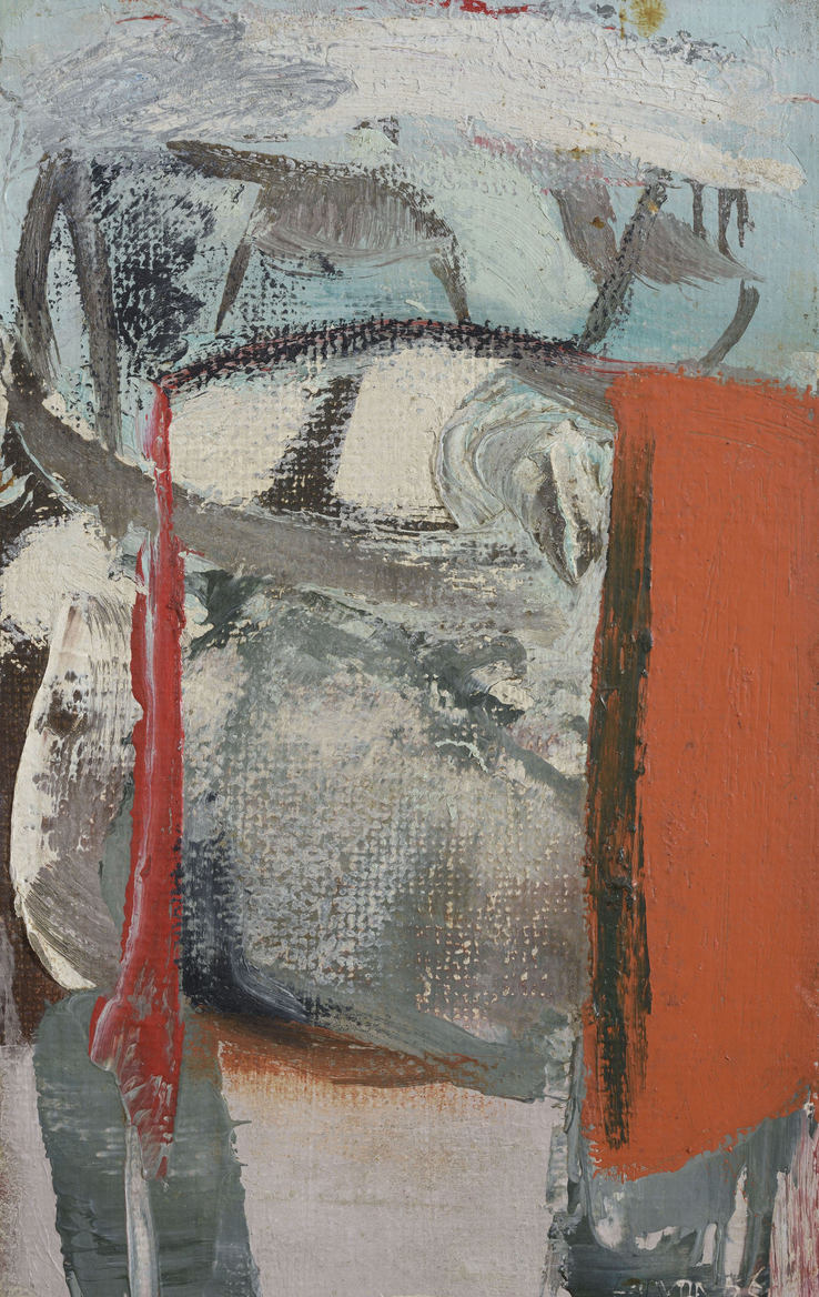 Peter Lanyon  Untitled, 1956  Oil on board  22 x 14 cm  Signed and dated lower right
