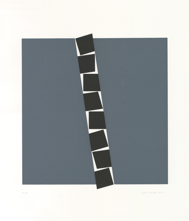 John Carter RA  Eight Identical Shapes 82º, 2012  Screenprint  64 x 53 cm (sheet)  From the edition of 40 impressions  Signed, dated and numbered