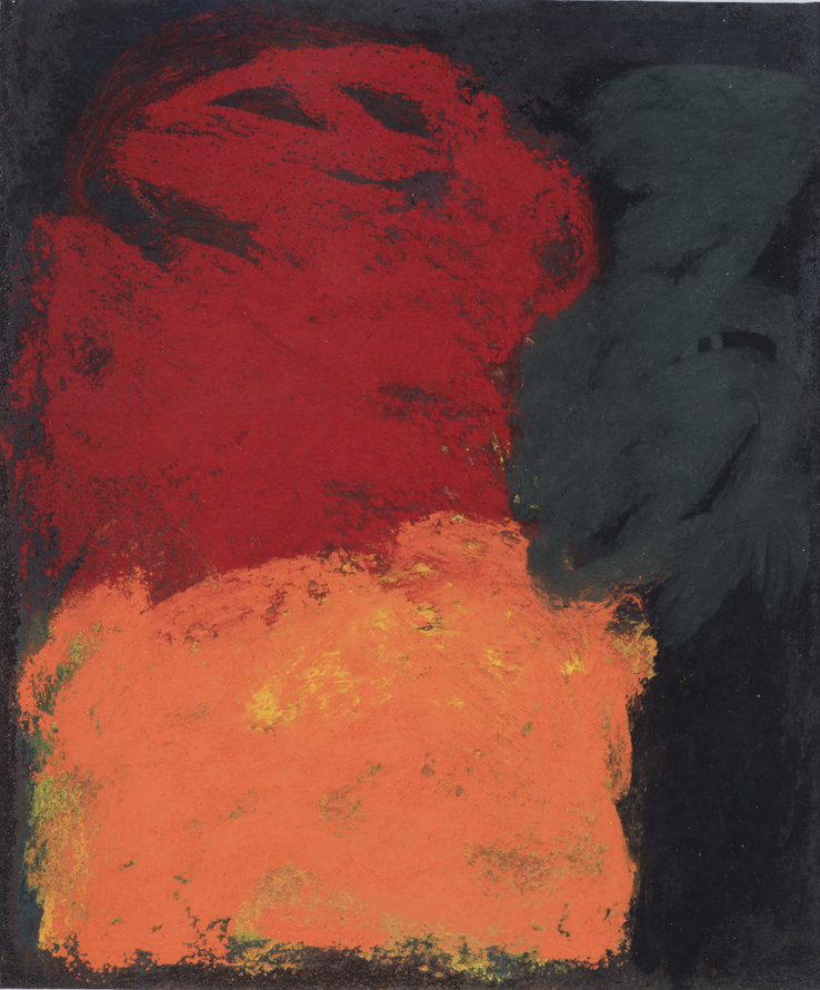 Vita Infinita 24A  2018  Pastel on board  15 x 13 cm