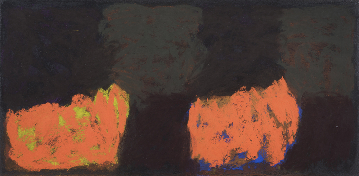 Vita Infinita 28A  2018  Pastel on board  17 x 34 cm