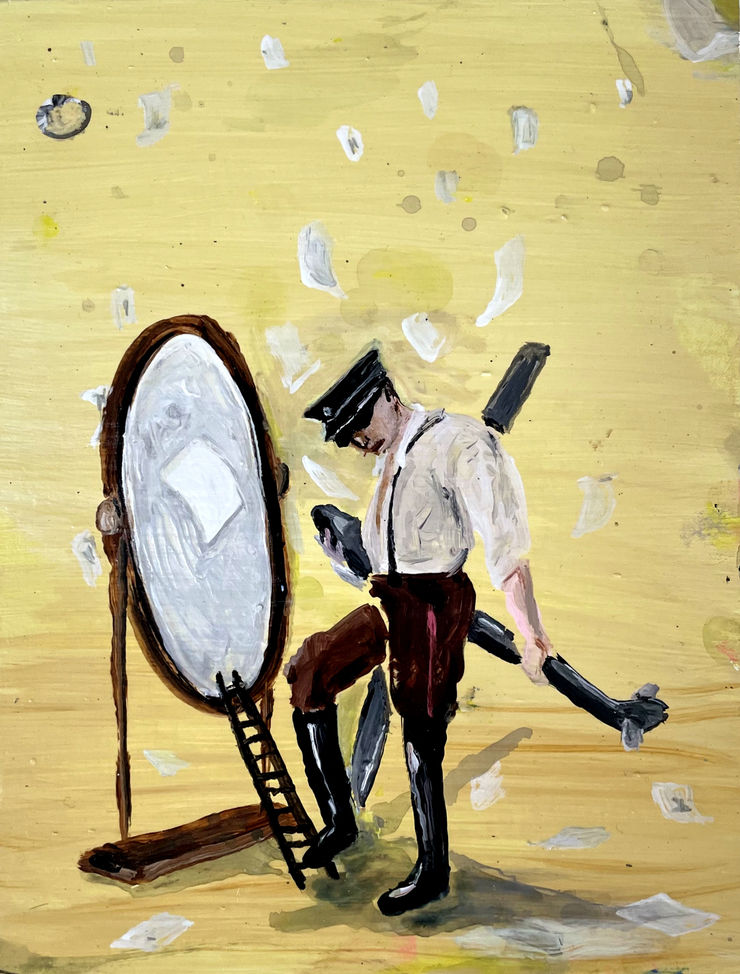 Kai Matussik, Empty mirror, 2025