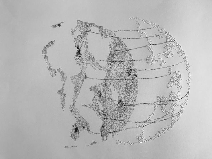 Safaa Erruas, Ink 7, 2019