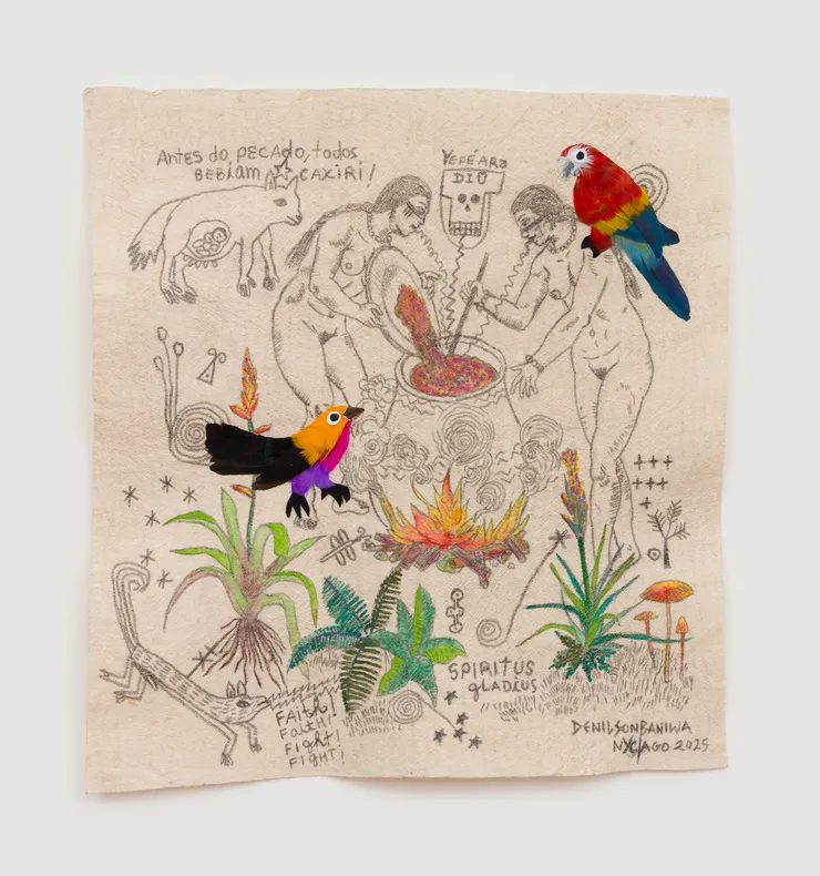 Denilson Baniwa, Caxiri de pupunha vermelha, 2025