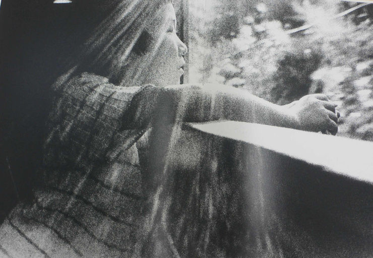 Tamiko Nishimura, Eternal Chase – On the Ohfunato Line train, Miyagi Pref. (#016), 1972