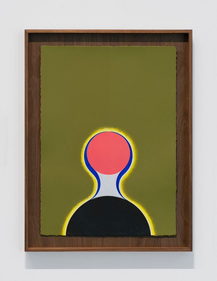 Charles Avery, (Figure one with corona - greenish ether), 2023