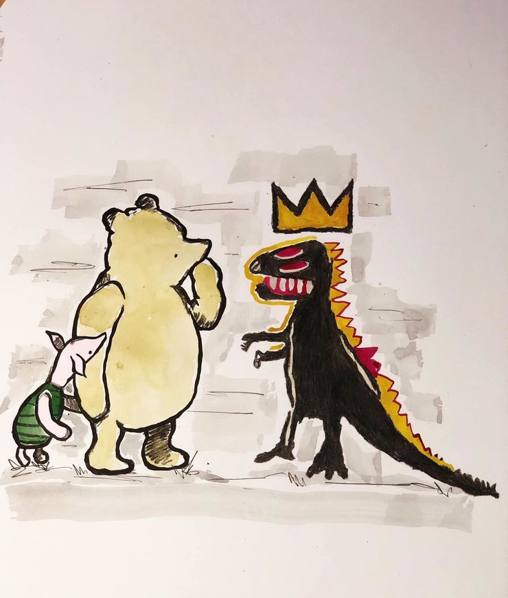 Masvandal, Pooh meets Basquiat, 2024