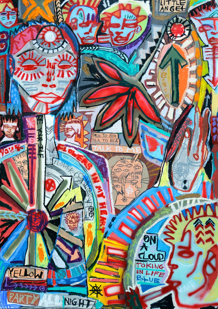 George Weait, Flowers in my heart , 2023