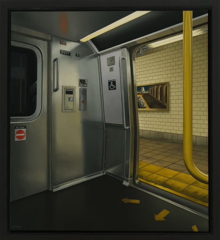 Peter Harris, NYC with de Chirico, 2024