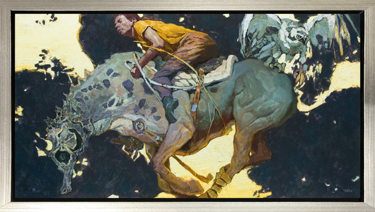 Rider on a Seahorse, 2022 Denis Sarazhin