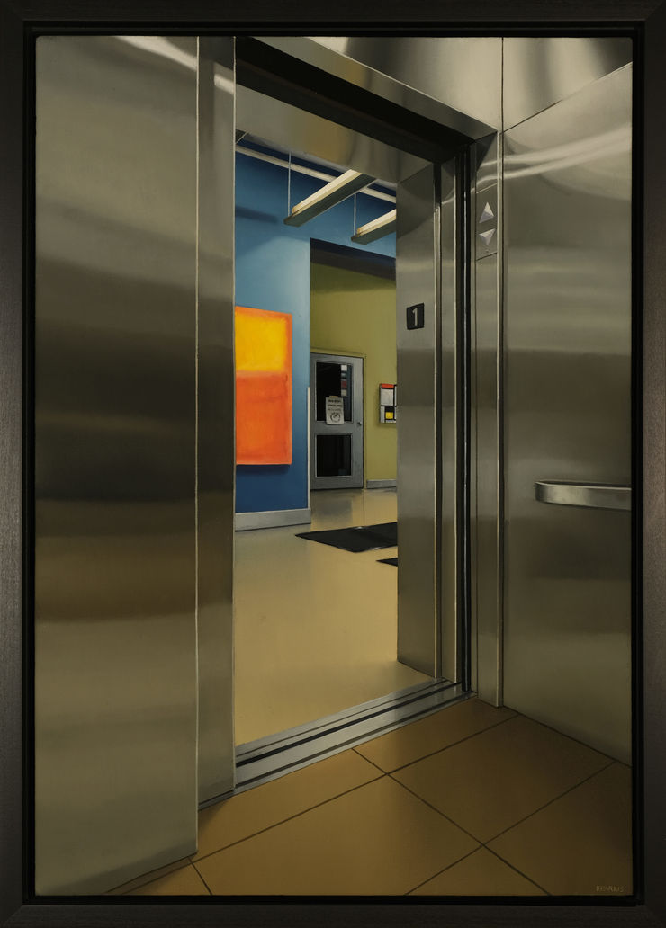 Elevator with Rothko, 2023 Peter Harris