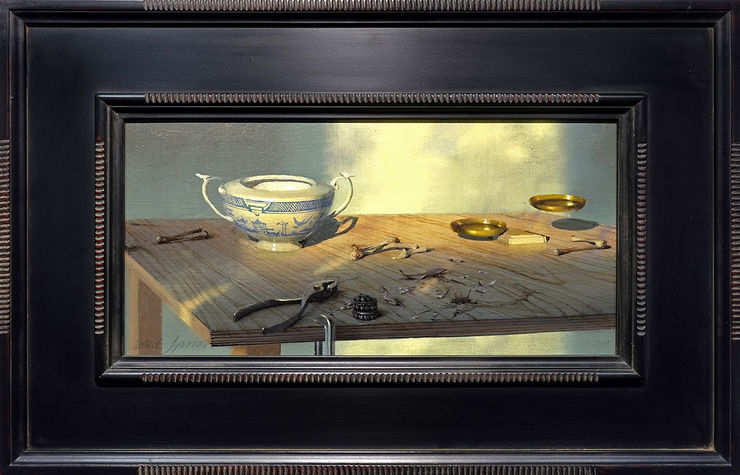 Daniel Sprick, Still Life With My Grandmother's Sugar Bowl, 2024