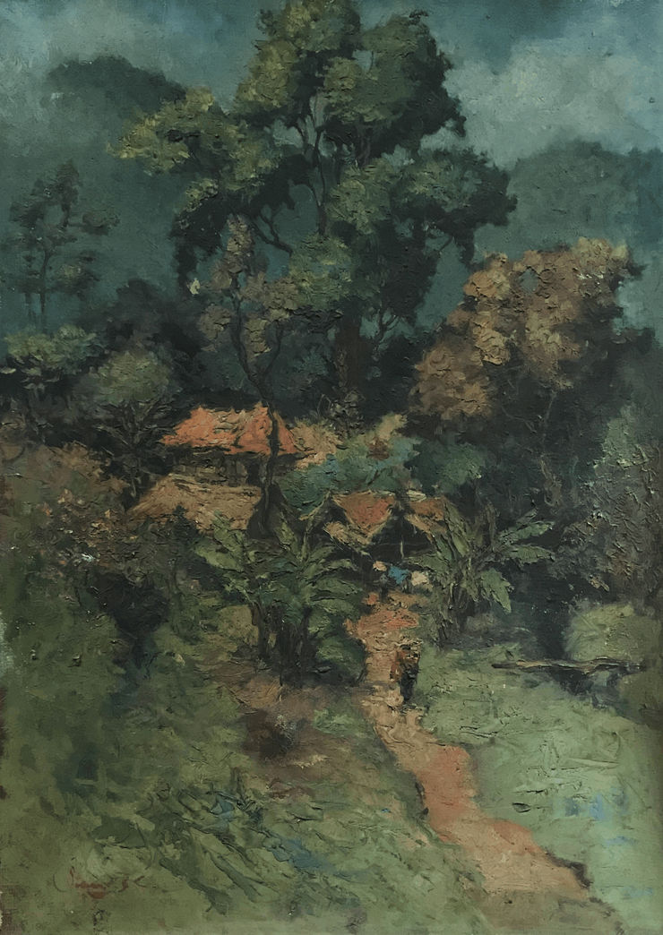 Chris Suharso, A Lush Sanctuary, 1960