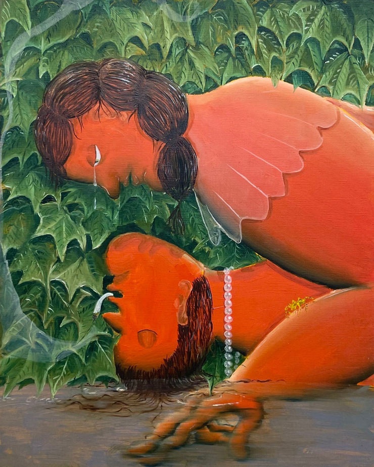 Oriele Steiner, She found the worm at the core, 2024