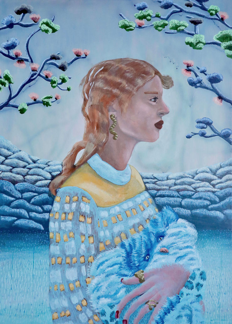 Heidi Ukkonen, Blue cat, 2024