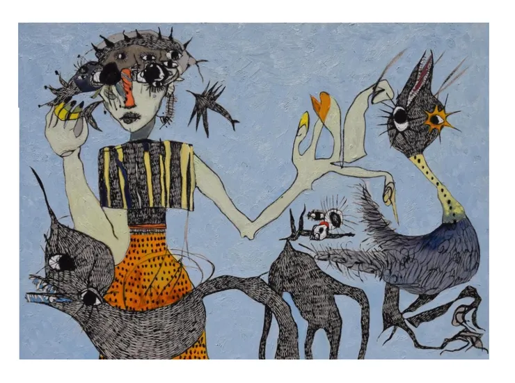 Emily Wilcock - The Wave and the Dancing Brolga, 2024