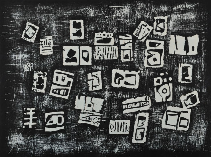 Untitled, 1986 Mixed Media on Canvas 126 x 168 cm