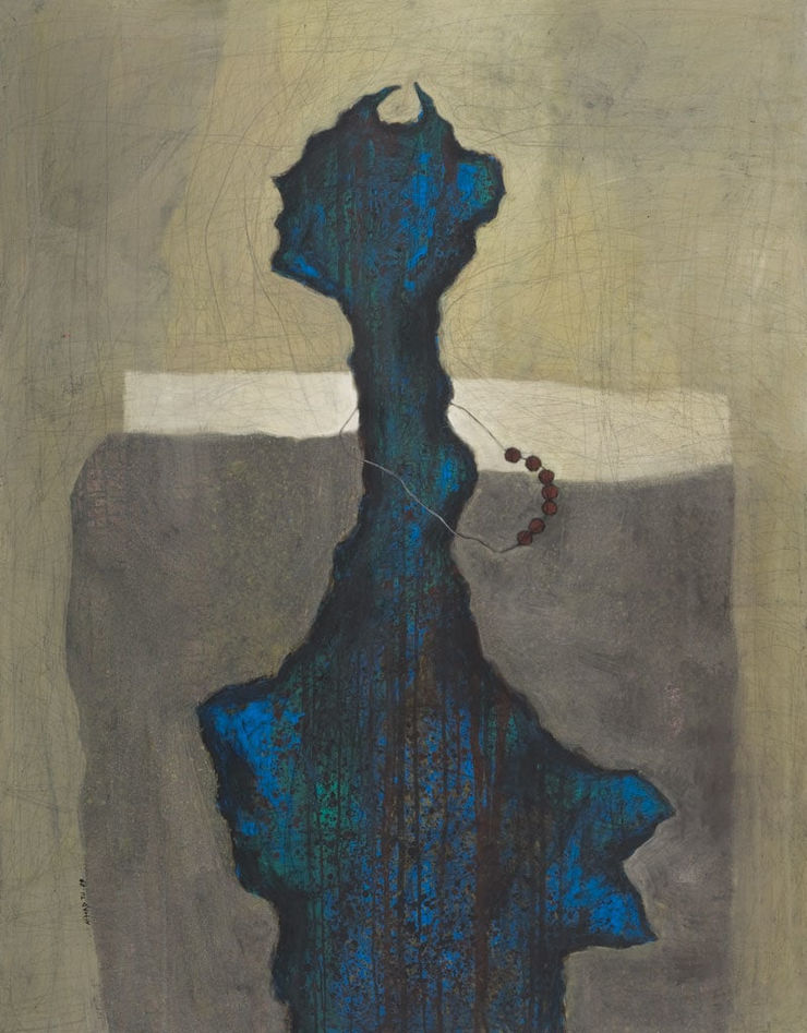 Isolation, 2009 Mixed Media on Canvas 145 x 113 cm