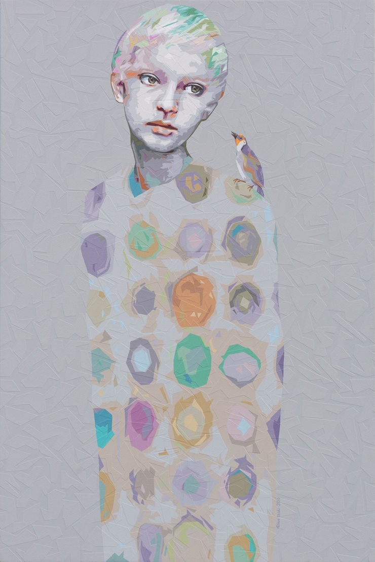 Untitled, 2016 Mixed media on canvas 150 x 100 cm