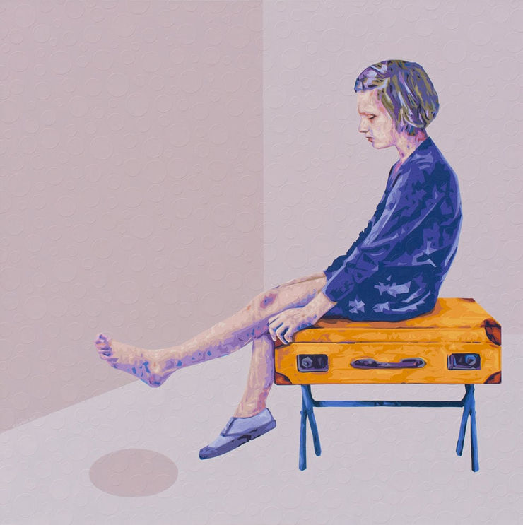 Untitled, 2017 Mixed media on canvas 180 x 180 cm