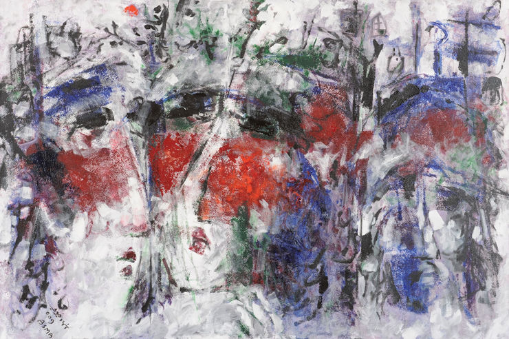 Untitled, 2009 Acrylic on Canvas 80 x 120 cm