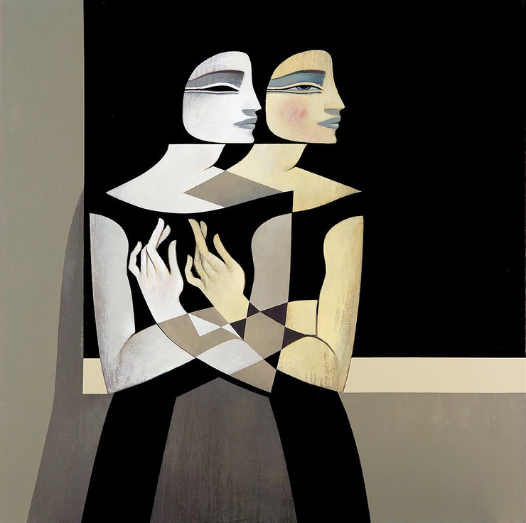 Safwan Dahoul Dream 1, 2008 Acrylic on Canvas 180 x 180 cm