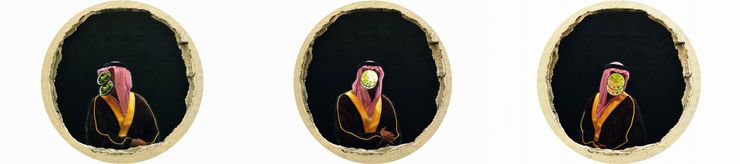 The Other Behind the Wall, 2009 Lambda Print Edition of 5 + 1 AP 119 x 119 cm each (Triptych)