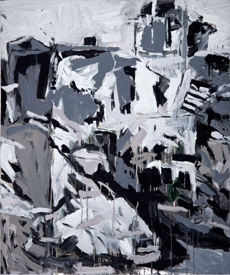 Storeys Series, 2014 Acrylic on Canvas 120 x 100 cm